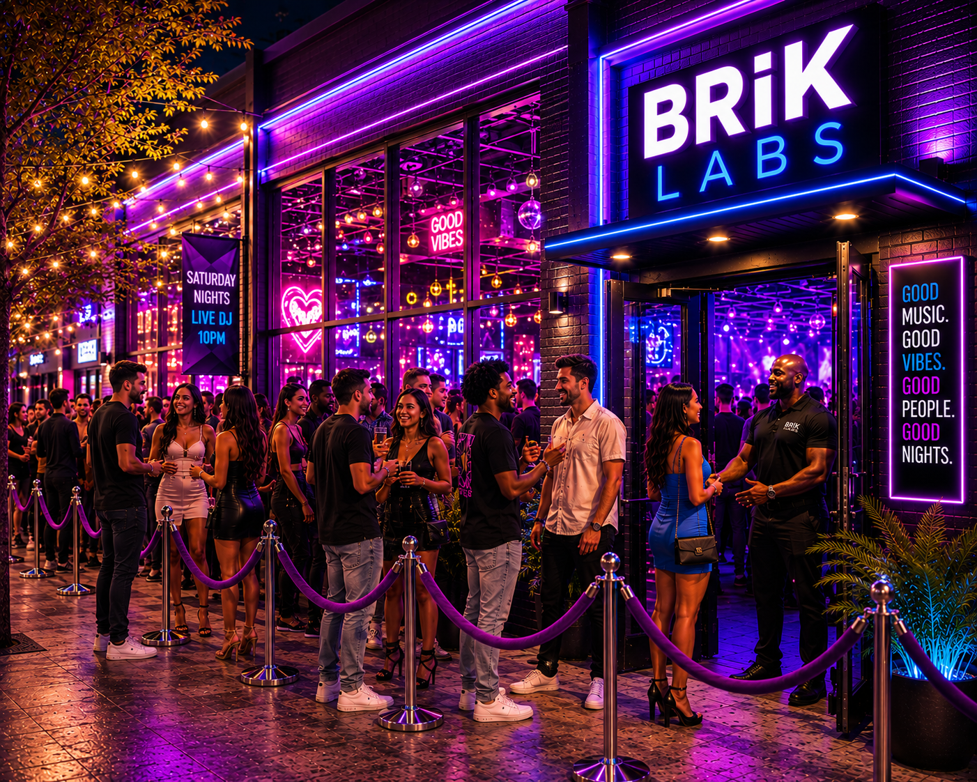 Vibrant local business scene — the front door is where growth begins