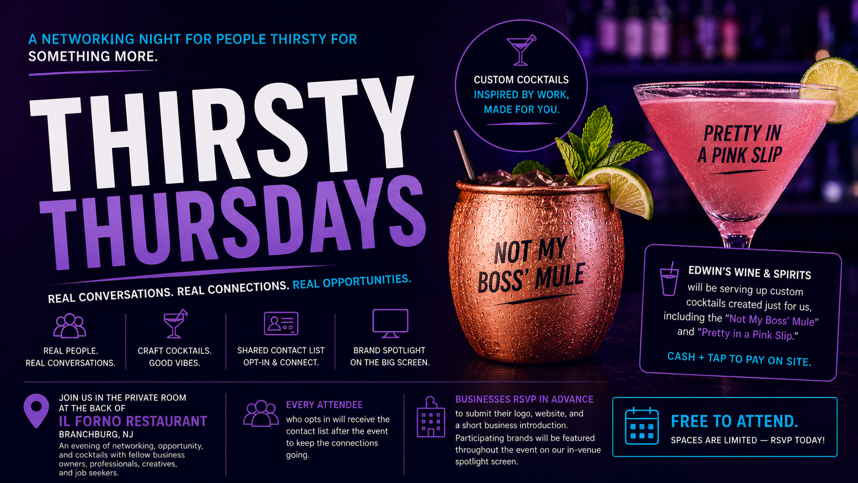 Thirsty Thursdays Postcard