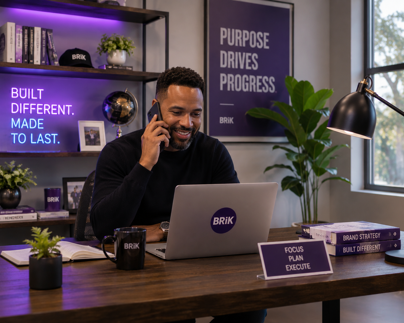 Sales professional on the phone closing a qualified lead — PipelineReady by BRiK Labs